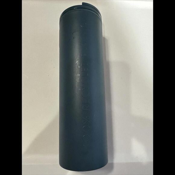 Starbucks Matte Blue tumbler Eco-Friendly 100% Recycled Plastic 16oz - NEW - Picture 3 of 7